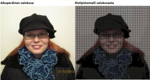 ristipistomalli valokuvasta